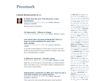 Tablet Screenshot of bookmark.alexgirard.com